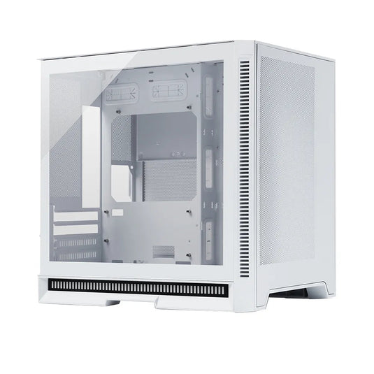 1STPLAYER SP6 STEAMPUNK MESH GAMING PC CASE | MID-TOWER | WITH ARGB  | TG-SIDE | M-ATX | WHITE | 12 MONTHS WARRANTY PC CASE