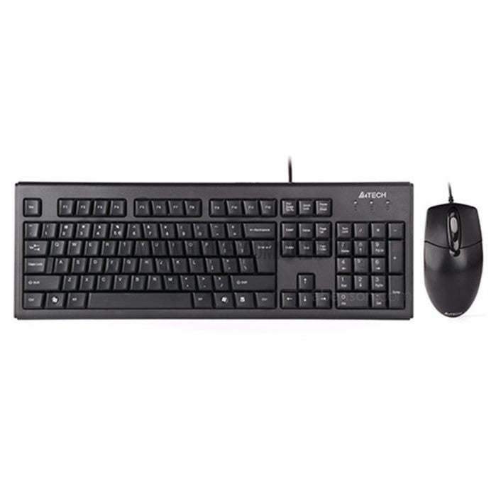 A4TECH (BLACK) KRS-8372 KEYBOARD + MOUSE USB-KEYBOARD-Makotek Computers