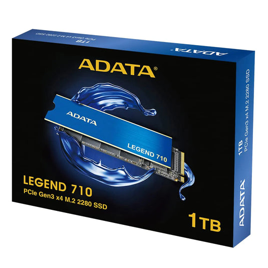 ADATA ALEG-710-1TCS ADATA LEGEND 710| 1TB| PCIe GEN3 x4 M.2 2280| SSD 12 MONTHS WARRANTY STORAGE