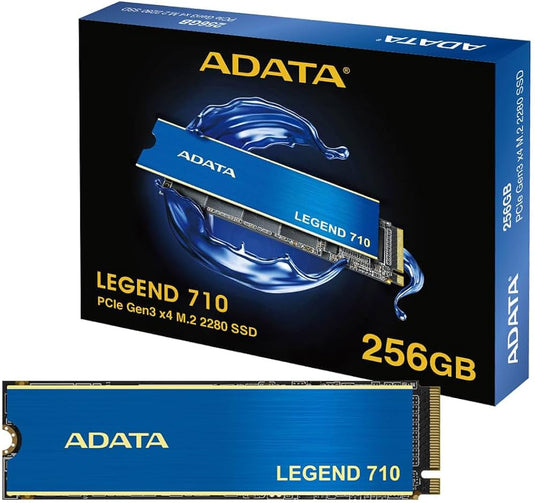 ADATA ALEG-710-256GCS ADATA LEGEND 710| 256GB| PCIe GEN3 x4 M.2 2280| SSD 12 MONTHS WARRANTY STORAGE