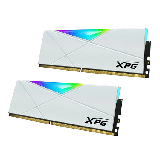 ADATA AX4U32008G16A-DW50-BOX XPG SPECTRIX D50| 16GB(2X8GB)| DDR4|3200MHZ|RGB| WHITE 12 MONTHS WARRANTY RAM