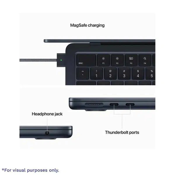 APPLE MLY43PP/A MACBOOK AIR (2022) MIDNIGHT M2 CHIP | 8GB RAM | 512GB SSD LAPTOP-LAPTOP-Makotek Computers