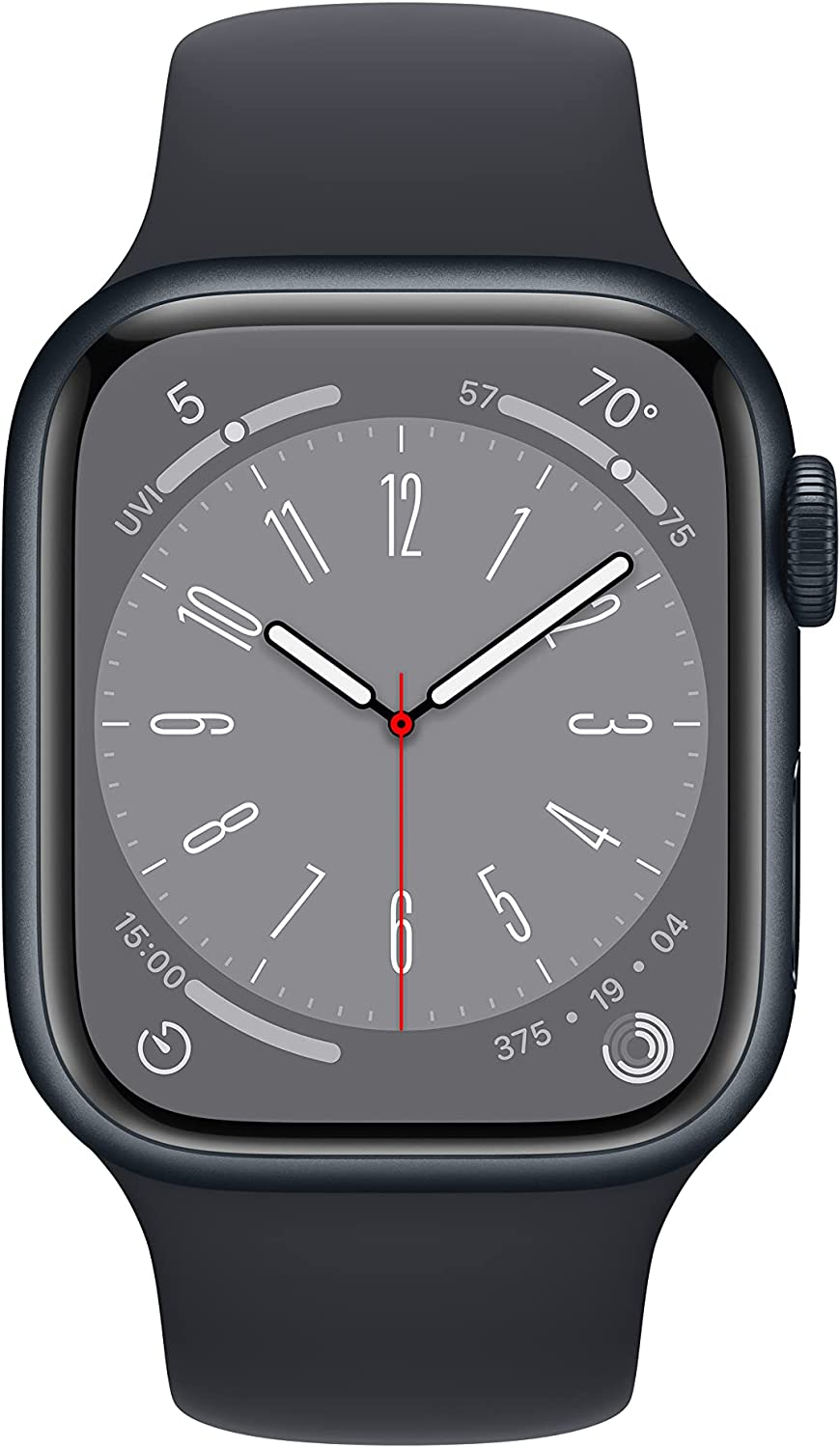 APPLE WATCH SERIES 8 GPS 41MM MIDNIGHT ALUMINUM CASE WITH MIDNIGHT SPORT BAND WATCH-WATCH-Makotek Computers