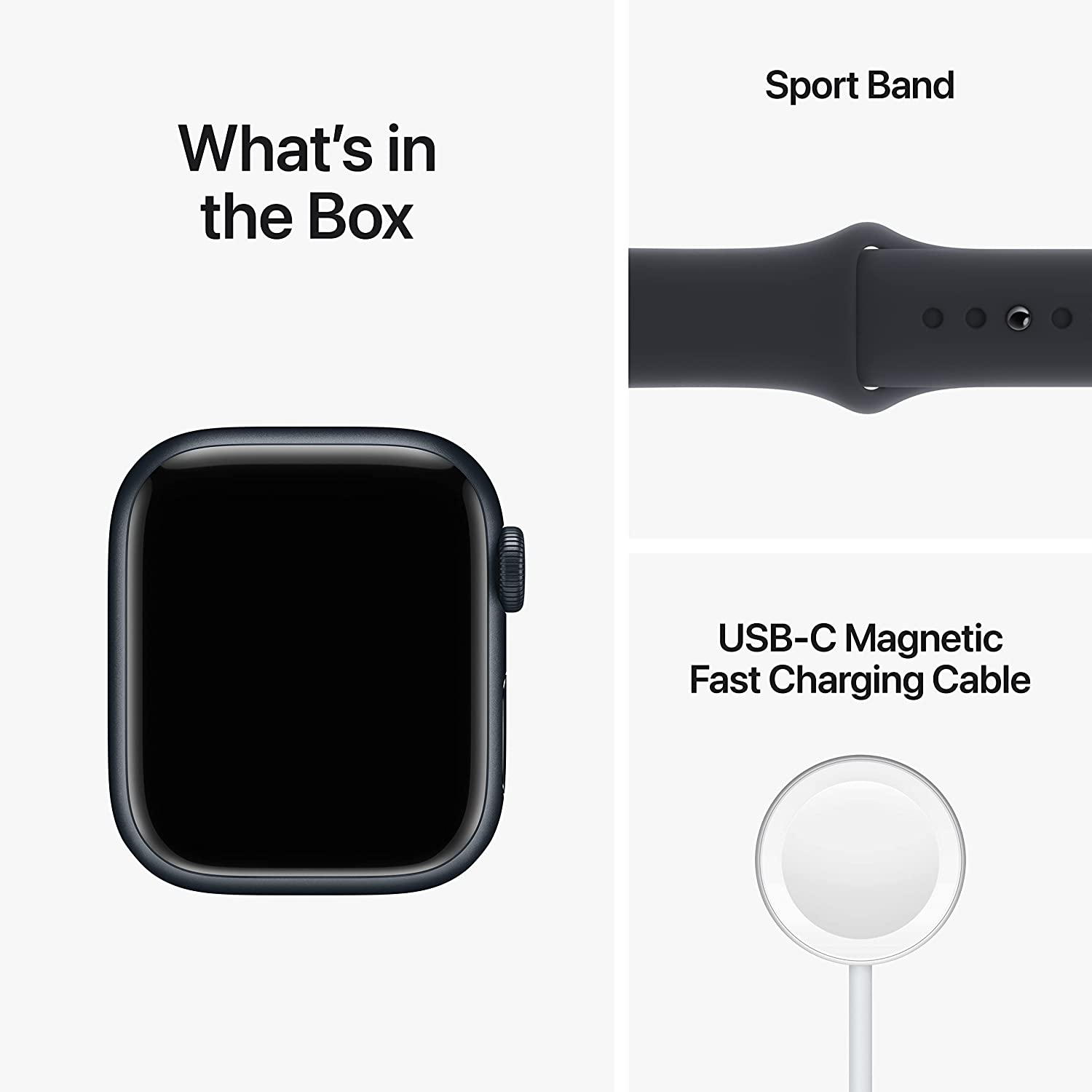 APPLE WATCH SERIES 8 GPS 41MM MIDNIGHT ALUMINUM CASE WITH MIDNIGHT SPORT BAND WATCH-WATCH-Makotek Computers