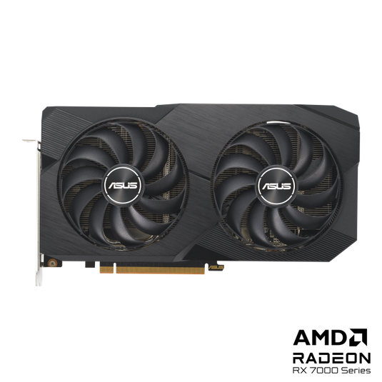 ASUS DUAL RADEON RX7600 OC EDITION  | 8GB GDDR6 | 2X FANS | 12 MONTHS WARRANTY GRAPHICS CARD