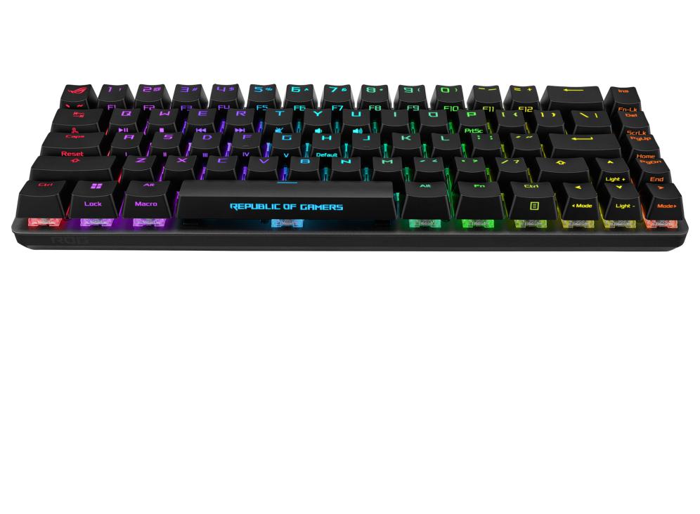 ASUS FALCHION ACE 65% COMPACT BLACK NX BLUE SWITCH MECHANICAL KEYBOARD-KEYBOARD-Makotek Computers