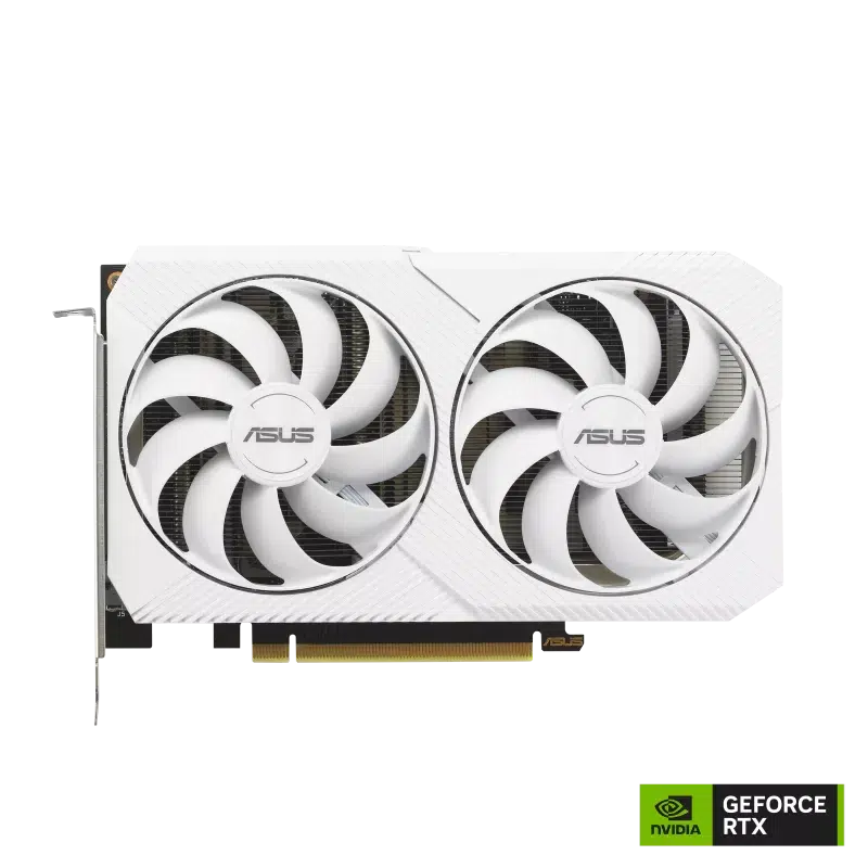 ASUS GEFORCE DUAL RTX 3060 WHITE OC EDITION 12GB GDDR6 GRAPHICS CARD-GRAPHICS CARD-Makotek Computers