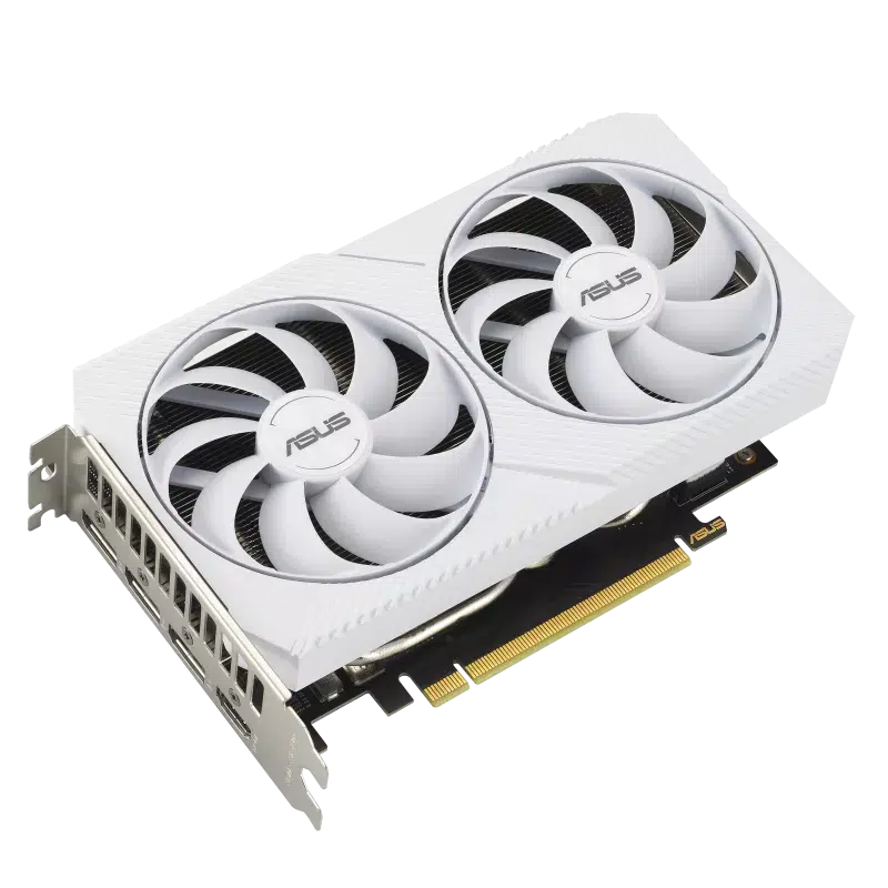 ASUS GEFORCE DUAL RTX 3060 WHITE OC EDITION 12GB GDDR6 GRAPHICS CARD-GRAPHICS CARD-Makotek Computers