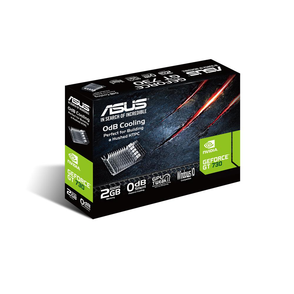 ASUS GEFORCE GT 730 2GB GDDR5 LOW PROFILE FOR SILENT HTPC BUILD GRAPHICS CARD-GRAPHICS CARD-Makotek Computers