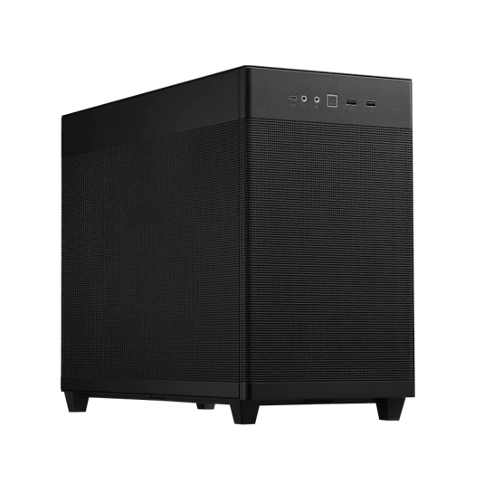 ASUS PRIME AP201 B | SMALL TOWER | M-ATX | M-ITX | 4 PCI-E SLOT | 1 FAN REAR | MESH | BLACK | 6 MONTHS WARRANTY | PC CASE