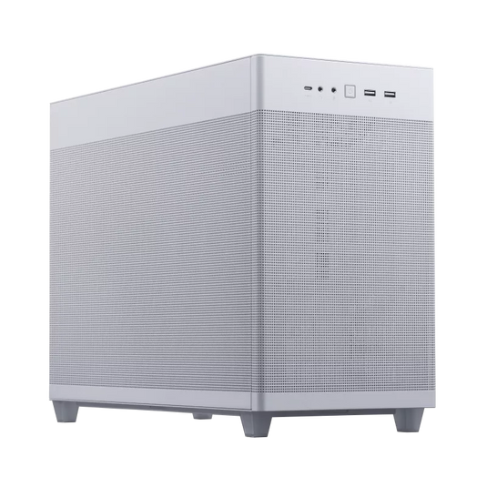 ASUS PRIME AP201 W | SMALL TOWER | M-ATX | M-ITX | 4 PCI-E SLOT | 1 FAN REAR | MESH | WHITE | 6 MONTHS WARRANTY | PC CASE