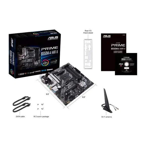 ASUS PRIME B550M-A WIFI II MOTHERBOARD-MOTHERBOARDS-Makotek Computers