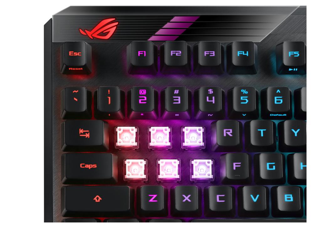 ASUS ROG CLAYMORE II RX BLUE MECHANICAL KEYBOARD-KEYBOARD-Makotek Computers