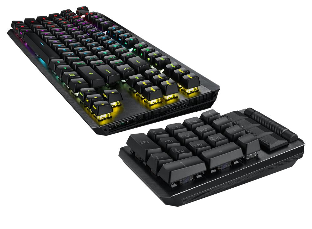 ASUS ROG CLAYMORE II RX BLUE MECHANICAL KEYBOARD-KEYBOARD-Makotek Computers