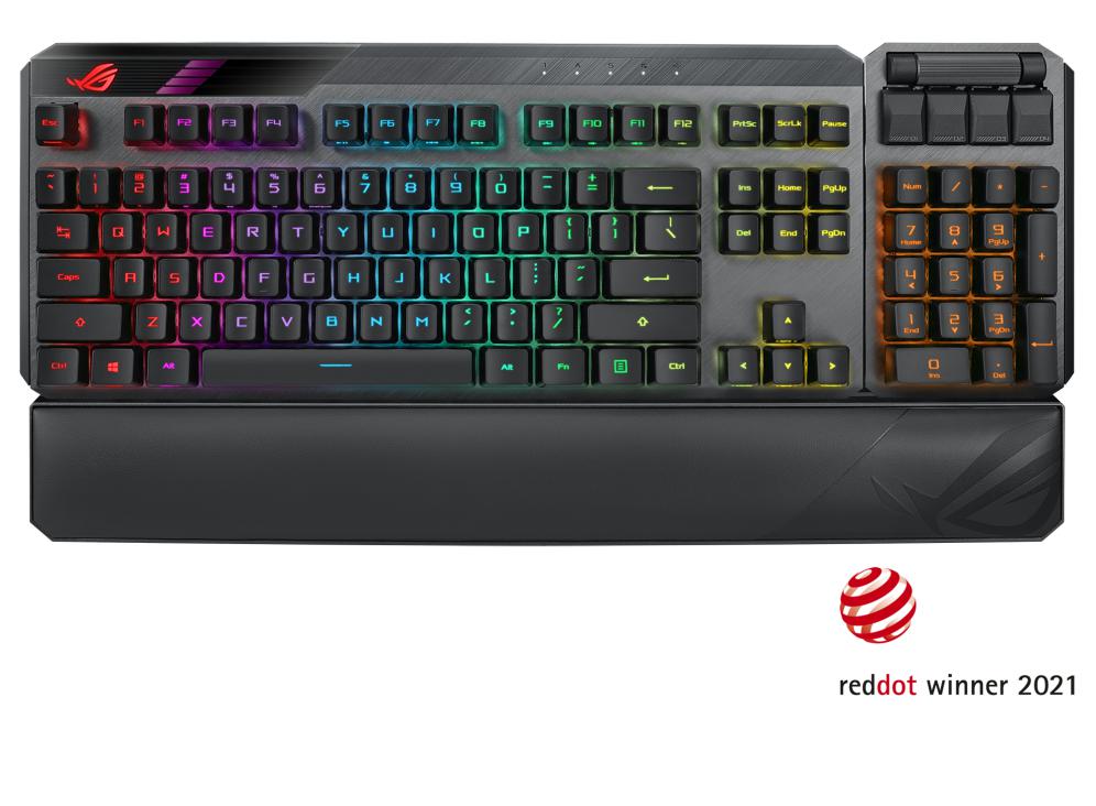 ASUS ROG CLAYMORE II RX BLUE MECHANICAL KEYBOARD-KEYBOARD-Makotek Computers