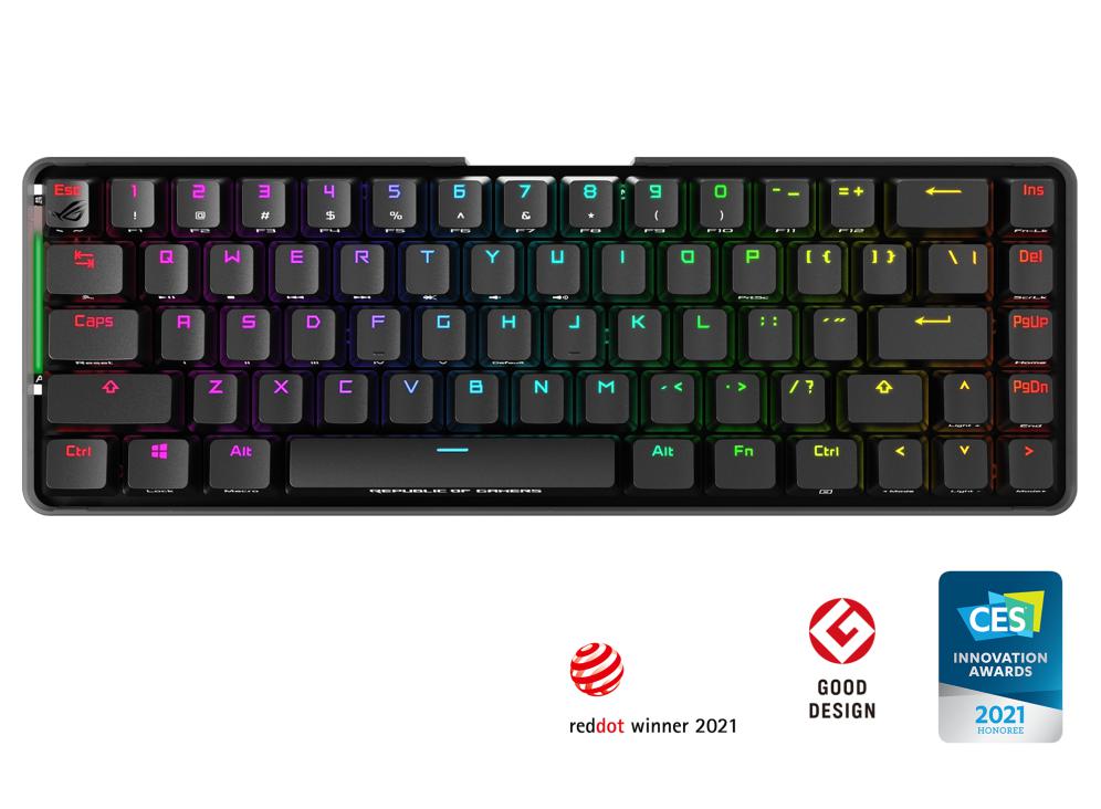 ASUS ROG FALCHION MX BLUE MECHANICAL KEYBOARD-KEYBOARD-Makotek Computers