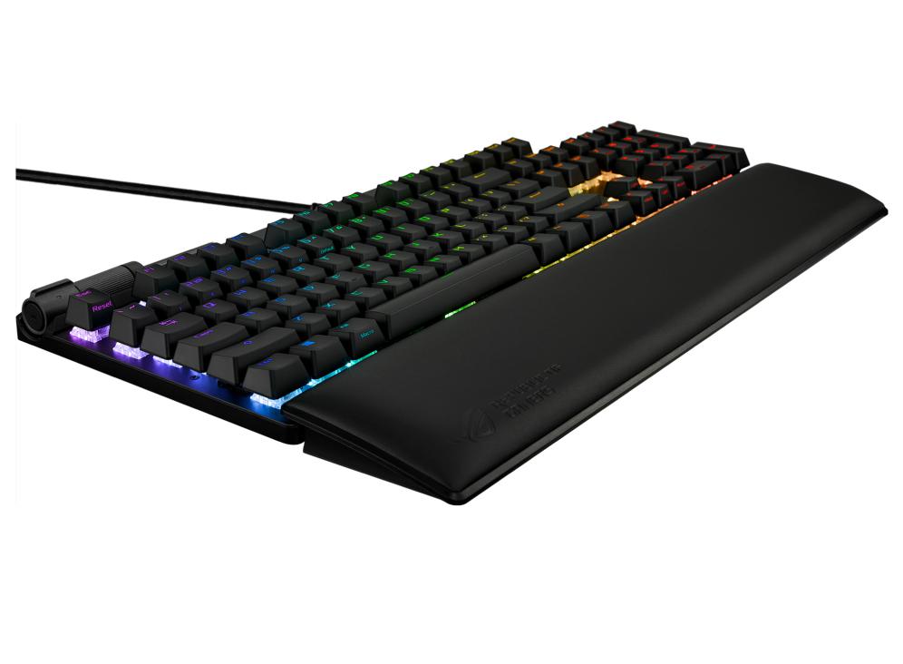 ASUS ROG STRIX FLARE II NX PBT BLUE MECHANICAL KEYBOARD-KEYBOARD-Makotek Computers