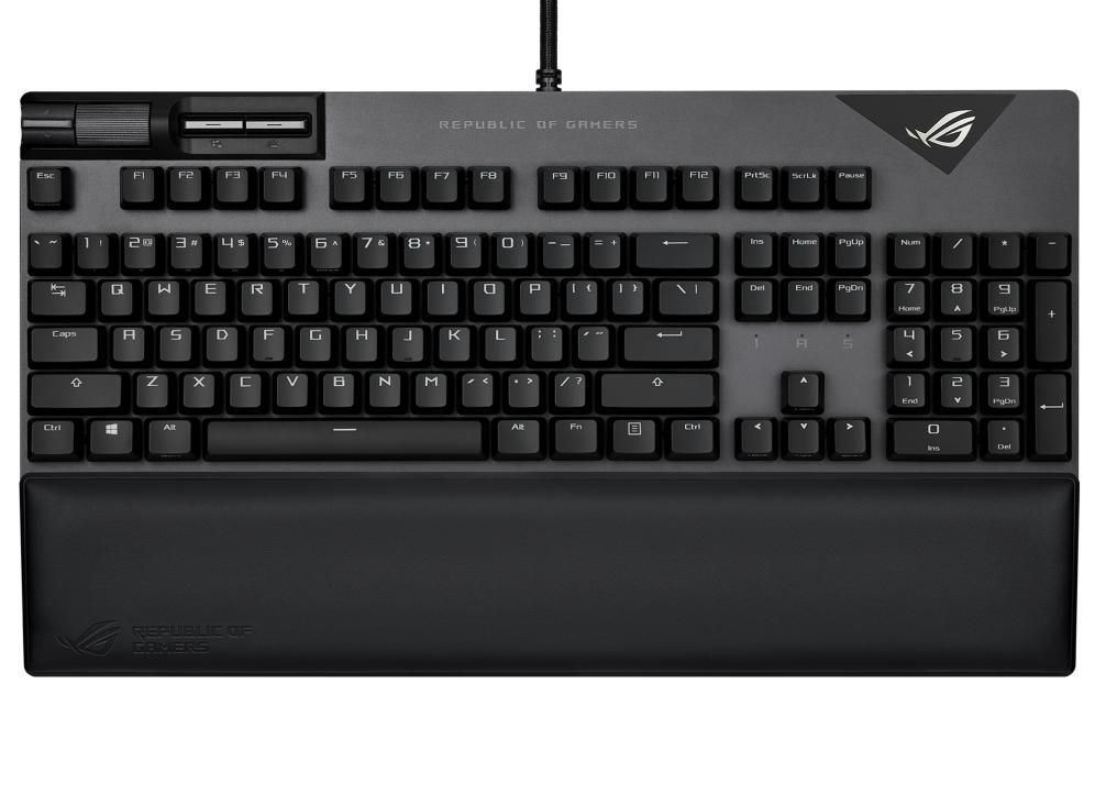 ASUS ROG STRIX FLARE II NX PBT BLUE MECHANICAL KEYBOARD-KEYBOARD-Makotek Computers