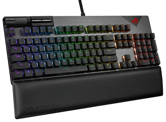 ASUS ROG STRIX FLARE II NX PBT BLUE MECHANICAL KEYBOARD-KEYBOARD-Makotek Computers