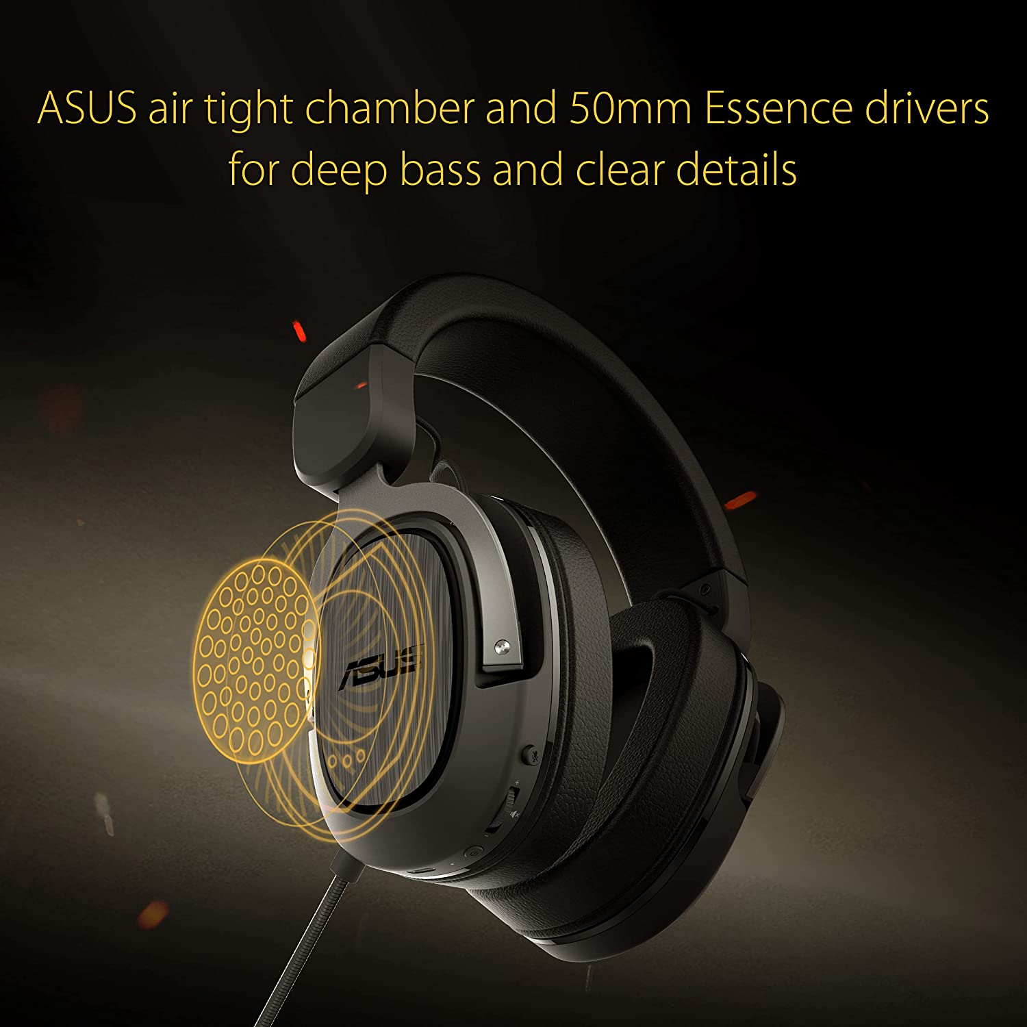 ASUS TUF GAMING H3 WIRELESS GUN METAL | 2.4 GHZ CONNECTION VIA A USB-C DONGLE | 7.1 SURROUND SOUND | DEEP BASS | LIGHTWEIGHT DESIGN | COMPATIBLE WITH PCS, PLAYSTATION® 5, NINTENDO SWITCH™ | WIRELESS GAMING HEADSET-HEADSET-Makotek Computers