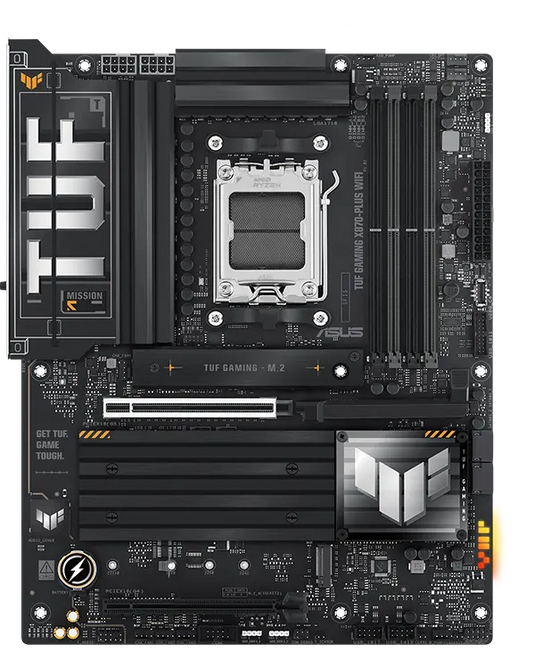 ASUS TUF X870-PLUS WIFI | 4 DIMM SLOTS | 1 x PCIe 4.0 x16 slot | AM5 |12 MONTHS WARRANTY MOTHERBOARD