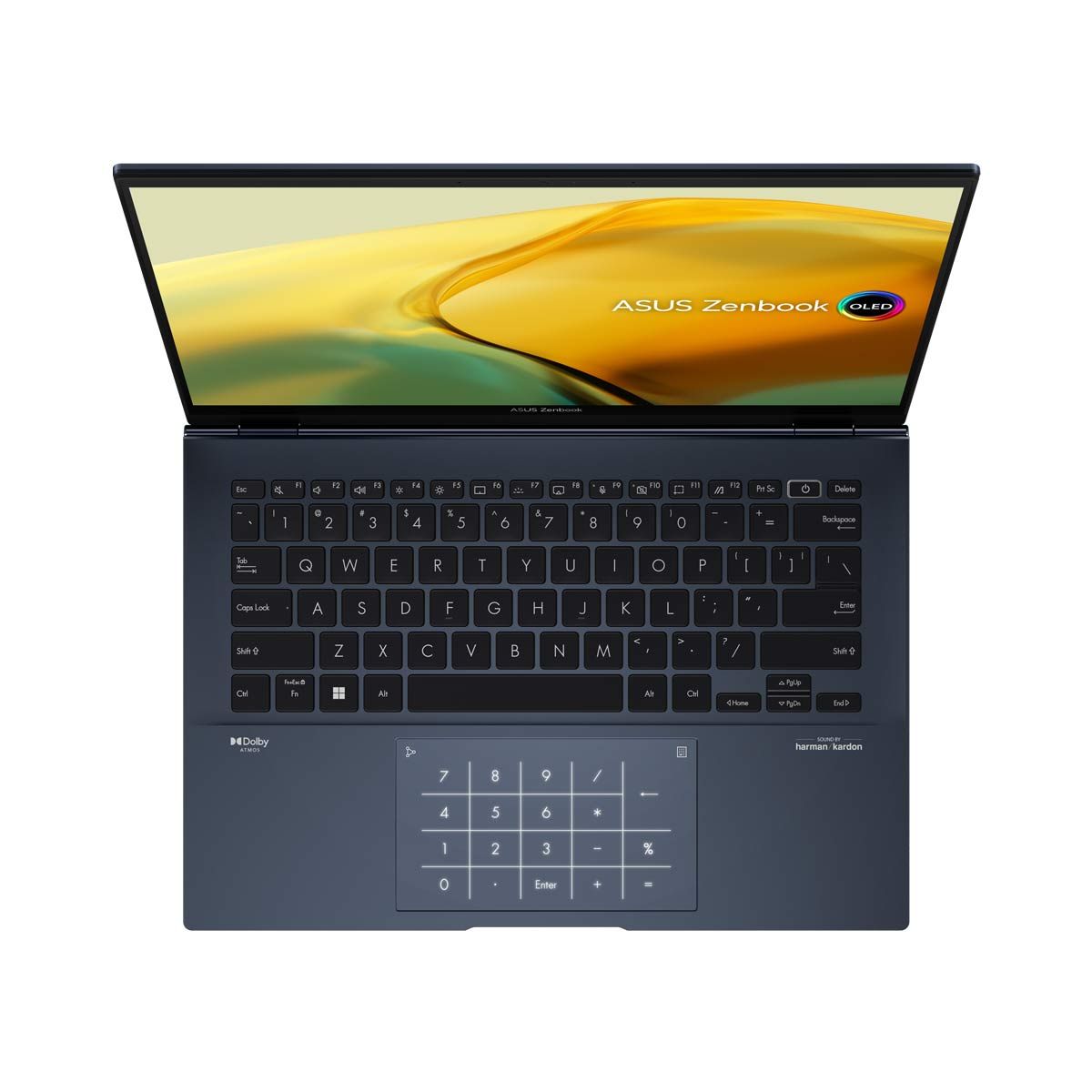 ASUS ZENBOOK 14 OLED UX3402ZA-KM064WS I7-1260P 16GB LPDDR5 512GB PCIE4 SSSD (PONDER BLUE) LAPTOP-LAPTOP-Makotek Computers