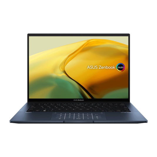 ASUS ZENBOOK 14 OLED UX3402ZA-KM064WS I7-1260P 16GB LPDDR5 512GB PCIE4 SSSD (PONDER BLUE) LAPTOP-LAPTOP-Makotek Computers