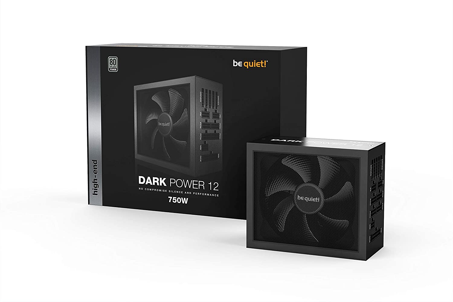 BE QUIET! DARK POWER 12 750W, 80 PLUS TITANIUM EFFICIENCY POWER SUPPLY-POWER SUPPLY UNITS-Makotek Computers