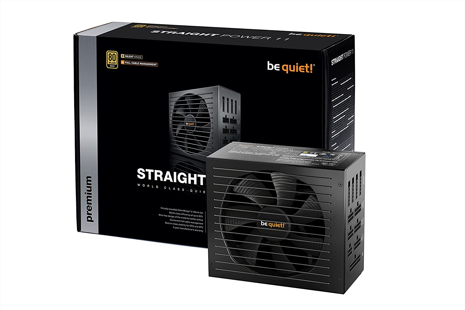 BE QUIET! STRAIGHT POWER 11 1000W 80 PLUS GOLD MODULAR POWER SUPPLY-POWER SUPPLY UNITS-Makotek Computers