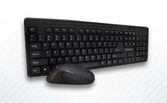 BOSSTON Q1905 2.4 WIRELESS KEYBOARD AND MOUSE COMBO-KEYBOARD-Makotek Computers