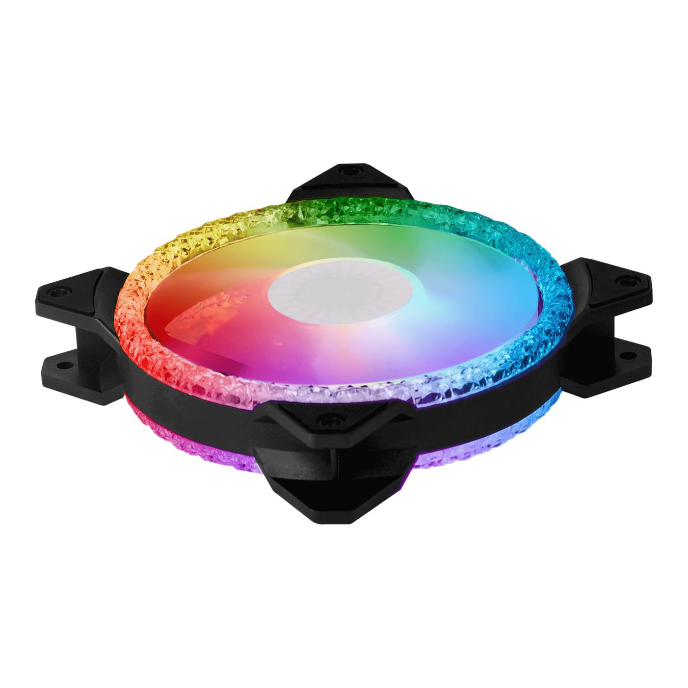 COOLER MASTER MASTERFAN MF120 PRISMATIC 3 IN 1 CASE FAN-FANS-Makotek Computers