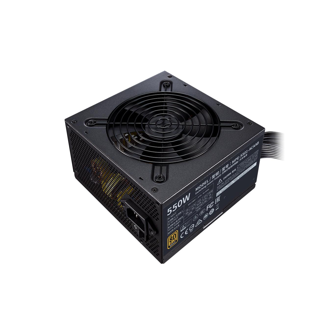 COOLER MASTER MWE 550W 80 PLUS BRONZE CERTIFIED V2 POWER SUPPLY-POWER SUPPLY-Makotek Computers