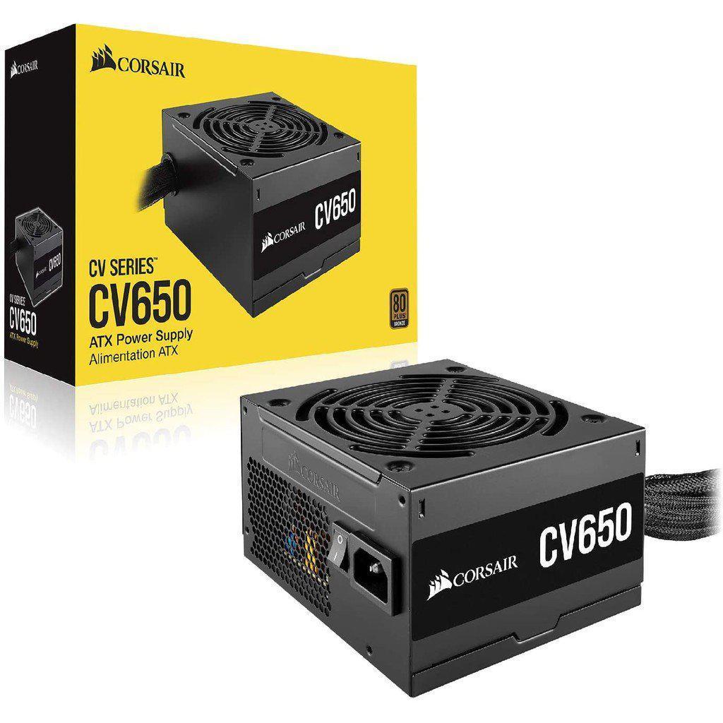 CORSAIR CV650 650WATTS 80 PLUS BRONZE POWER SUPPLY-POWER SUPPLY UNITS-Makotek Computers