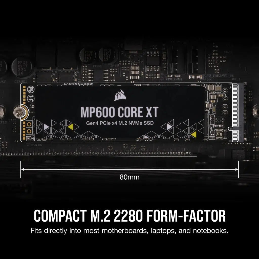 CORSAIR FORCE SERIES GEN 4 PCIE MP600 1TB NVME SSD-SOLID STATE DRIVE-Makotek Computers