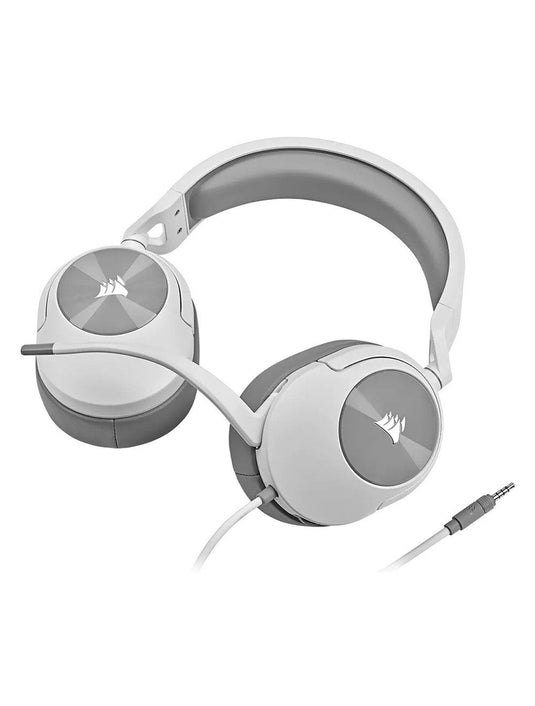 CORSAIR HS55 SURROUND WIRED GAMING HEADSET | WHITE | 3.5MM | DOLBY AUDIO | 6 MONTHS WARRANTY HEADSET