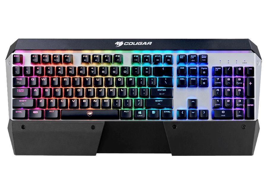 COUGAR ATTACK X3 RGB CHERRY MX BROWN SWITCH MECHANICAL GAMING KEYBOARD-KEYBOARD-Makotek Computers