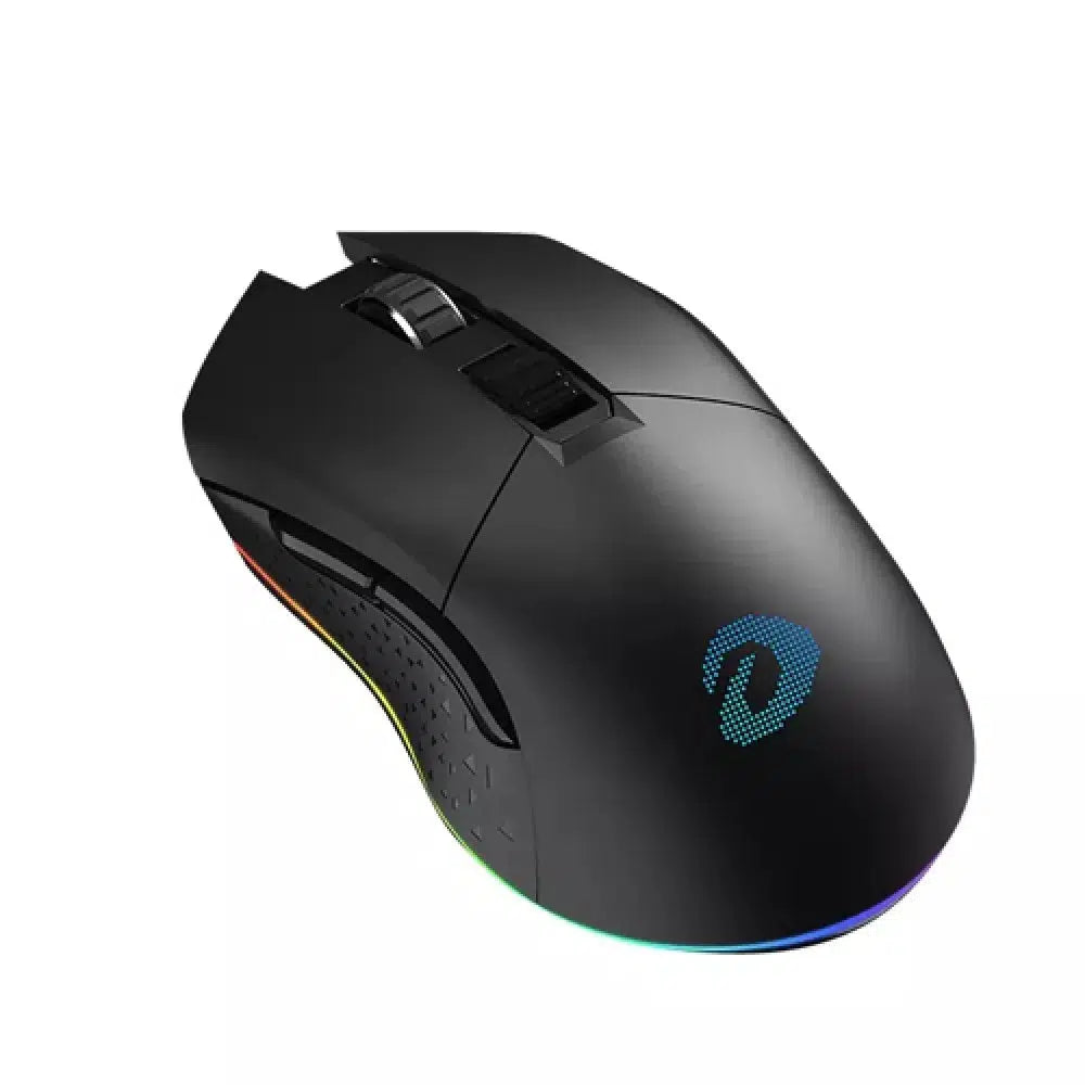 DAREU EM901X BLACK RGB WITH DOCK WIRELESS GAMING MOUSE-MOUSE-Makotek Computers