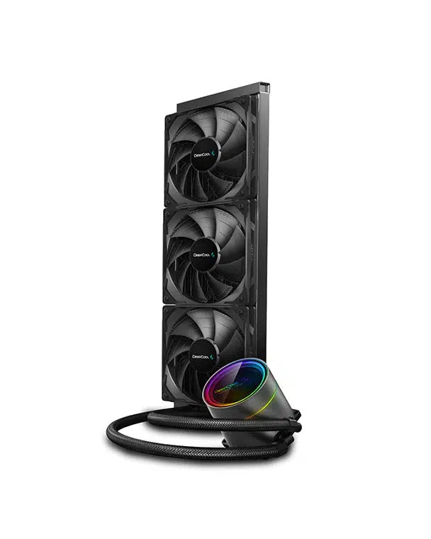 DEEPCOOL CASTLE 360EX A-RGB BLACK 360MM CPU AIO LIQUID COOLER-LIQUID COOLER-Makotek Computers