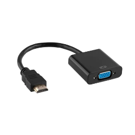 GENERIC | HDMI - VGA | BLACK ADAPTER