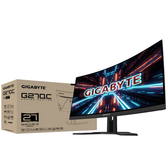 GIGABYTE G27QC-A-AP 27" QHD CURVED GAMING MONITOR-MONITOR-Makotek Computers