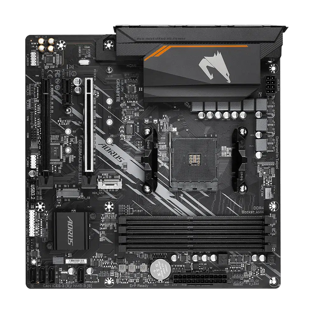 GIGABYTE GA-B550M-AORUS-ELITE MATX AM4 DDR4 MOTHERBOARD-MOTHERBOARD-Makotek Computers