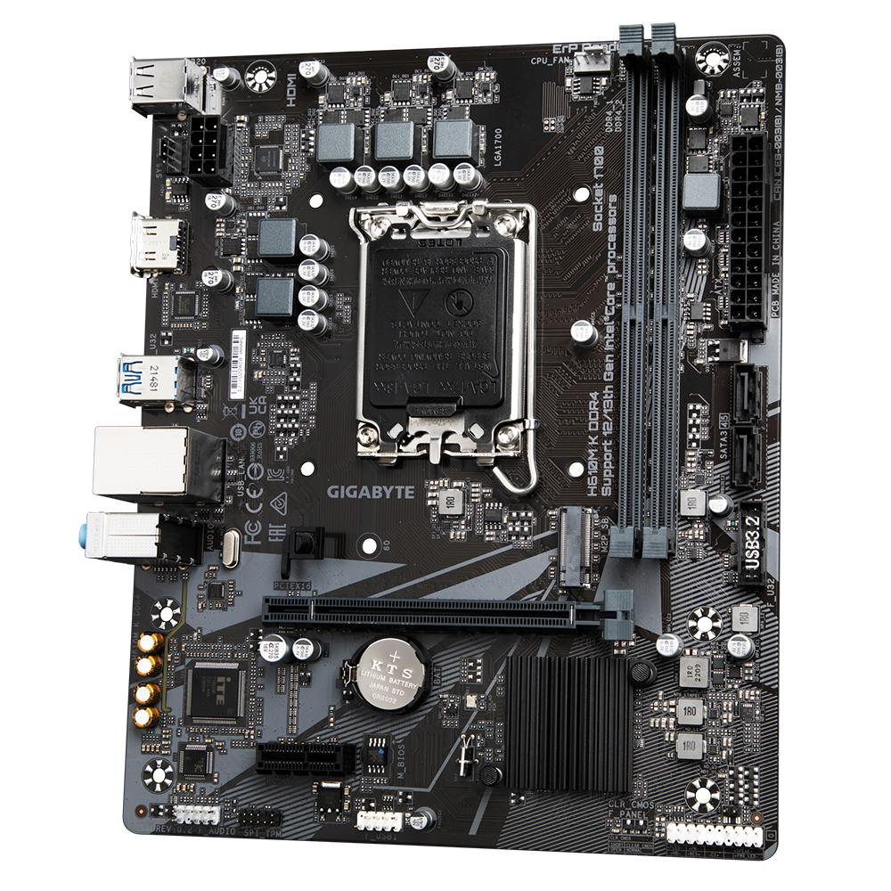 GIGABYTE H610M K DDR4 LGA1700 MOTHERBOARD-MOTHERBOARD-Makotek Computers