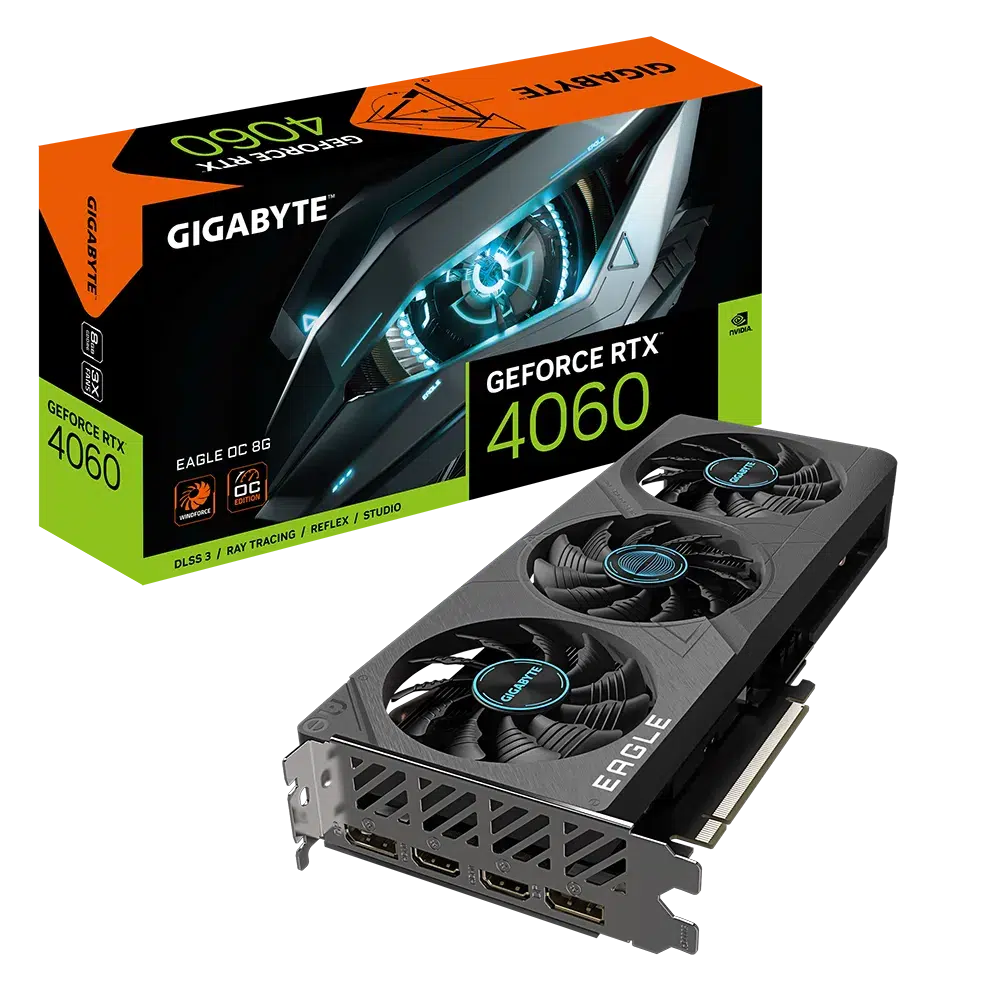 GIGABYTE GEFORCE RTX 4060 EAGLE OC 8GB GDDR6 GRAPHICS CARD-GRAPHICS CARD-Makotek Computers