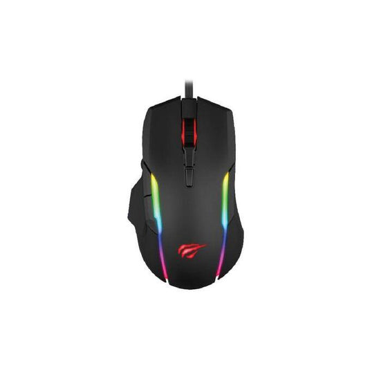 HAVIT GAMENOTE MS1012A RGB PROGRAMMABLE BACKLIT GAMING MOUSE-Mouse-Makotek Computers