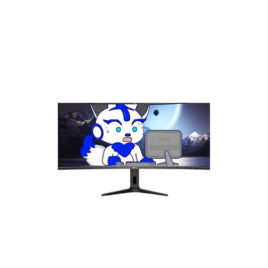 HKC MG34H2UB 34" BLACK | WQHD | 165HZ | HDMI*2 + DP + A/O + DC | 19V/3.42A ADAPTOR | DPI.4 CABLE 12 MONTHS WARRANTY MONITOR