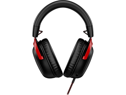 HP HYPERX CLOUD III BLACK/RED WIRED HEADSET-HEADSET-Makotek Computers