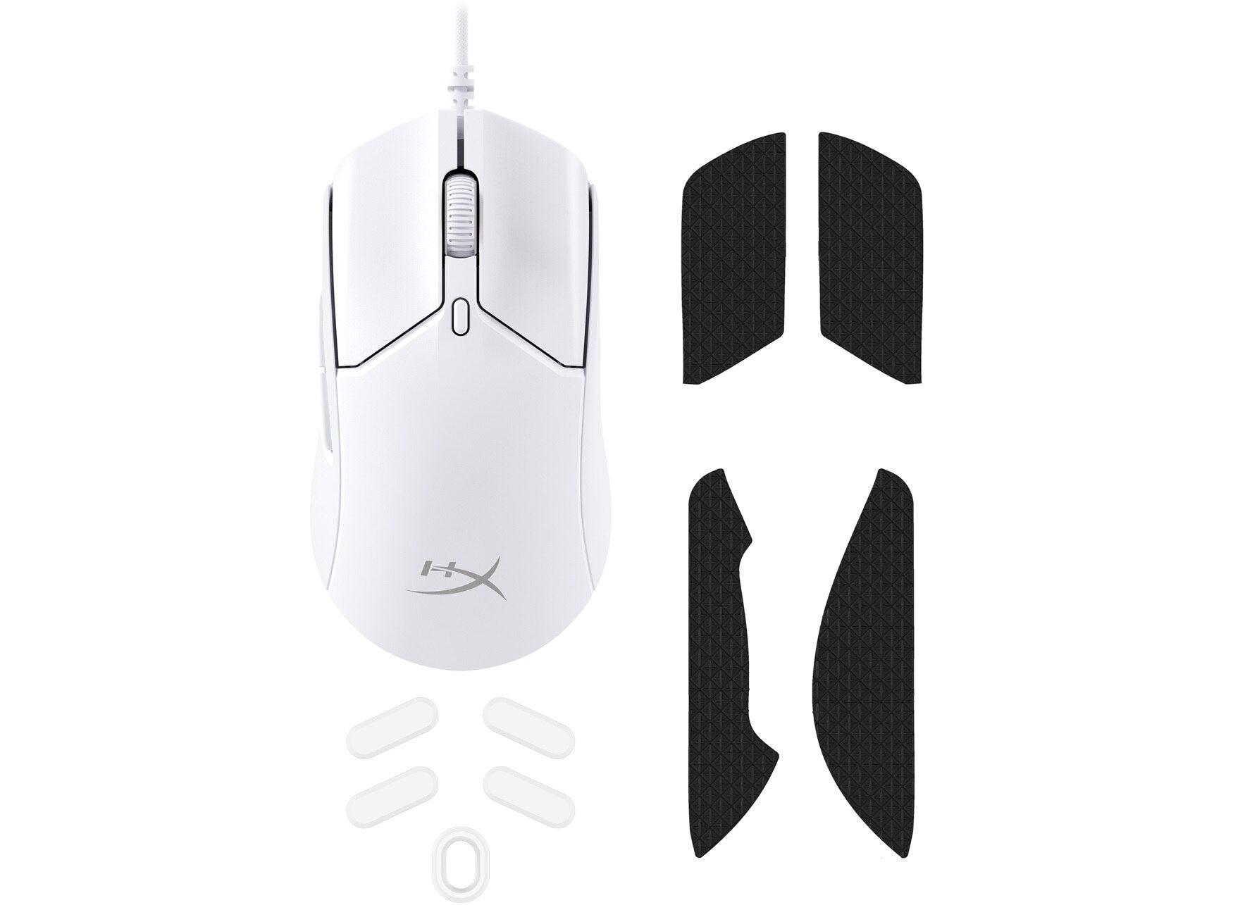 HP HYPERX PULSEFIRE HASTE II WHITE WIRED GAMING MOUSE-MOUSE-Makotek Computers