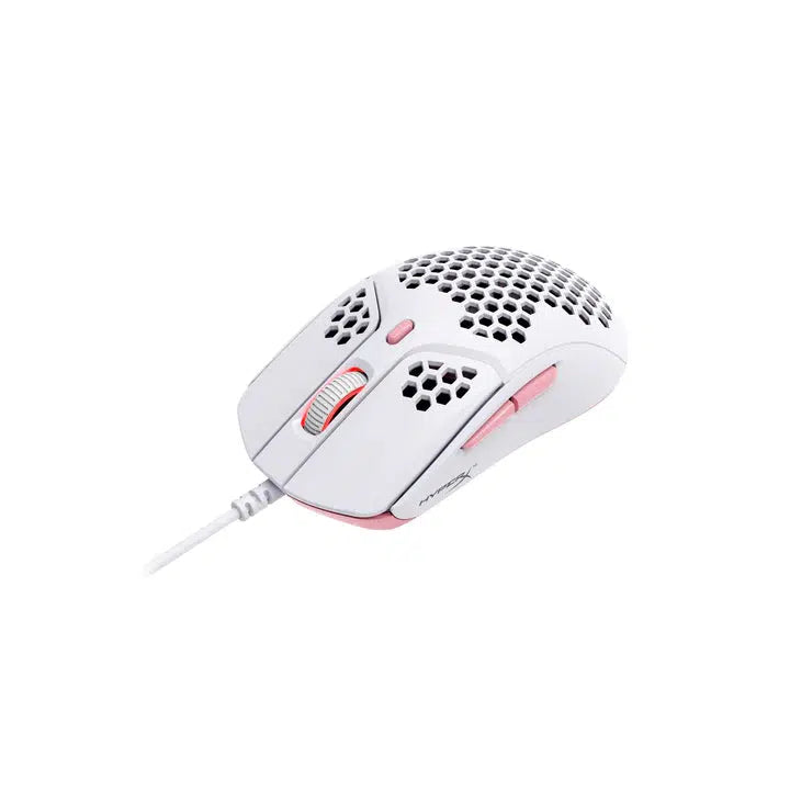 HP HYPERX PULSEFIRE HASTE (WHITE/PINK) WIRED GAMING MOUSE-MOUSE-Makotek Computers