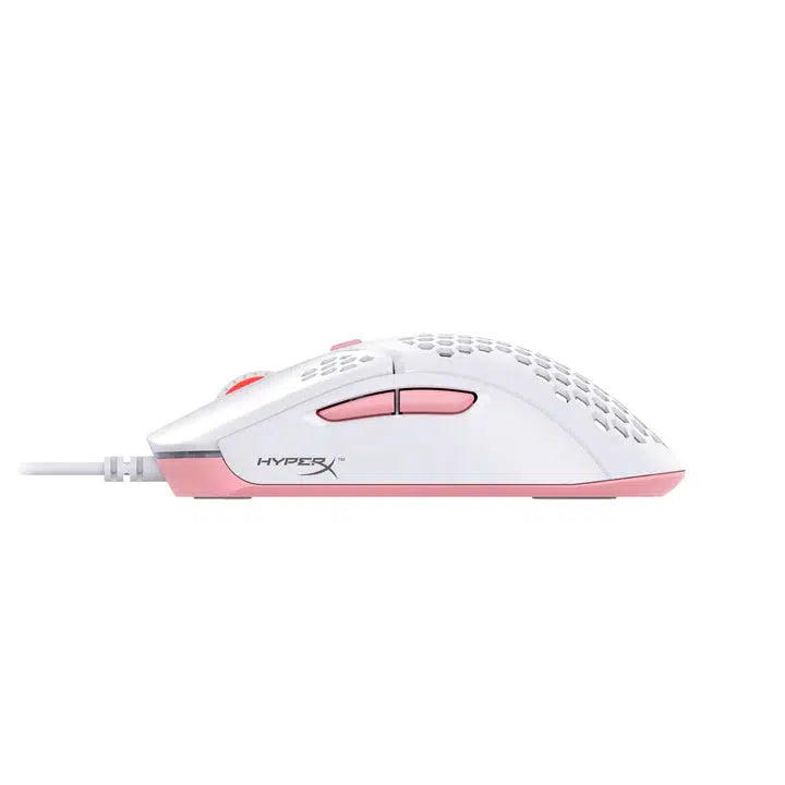 HP HYPERX PULSEFIRE HASTE (WHITE/PINK) WIRED GAMING MOUSE-MOUSE-Makotek Computers