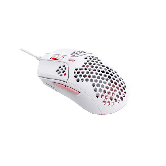 HP HYPERX PULSEFIRE HASTE (WHITE/PINK) WIRED GAMING MOUSE-MOUSE-Makotek Computers